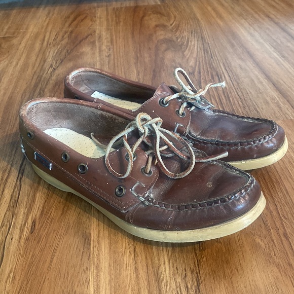 Vintage Sebago dockside’s boat shoes tie up retro sperrys womens dockside sebago - Picture 12 of 12
